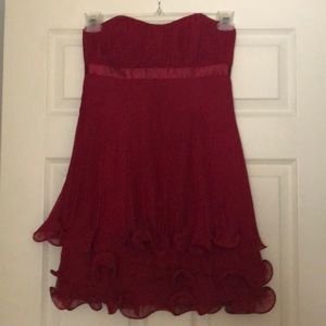 Worn once. Silk Chiffon Cocktail Dress